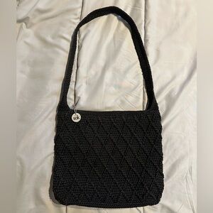The Sak, Black Crochet Shoulder Bag like new, barely used